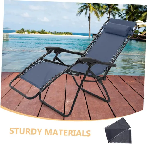 Miniatura 5 de Silla de lona de repuesto para exteriores, para terraza, patio y campamento, fácil de instalar