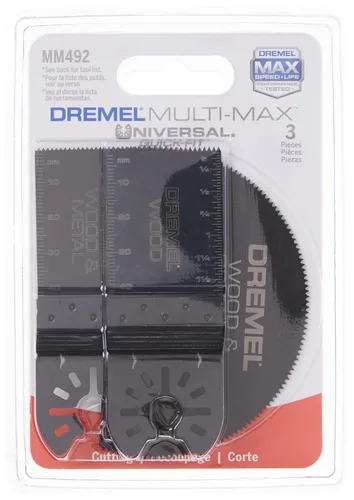 Miniatura 4 de Dremel MM492 - Surtido universal de corte rápido, 3 piezas, negro