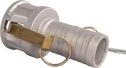 Miniatura 5 de 2 accesorios de bloqueo de leva fundida por gravedad de aluminio (parte C de 1.5 pulgadas, parte C), acoplador hembra, cola de manguera