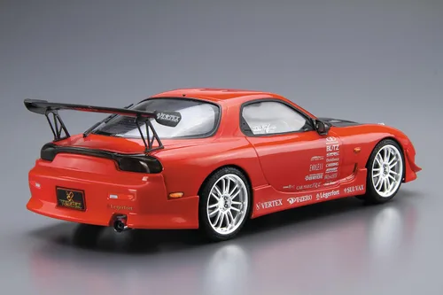 Miniatura 3 de Aoshima Vertex FD3S RX-7 '99 Mazda 1:24 Kit de modelo a escala 1:24
