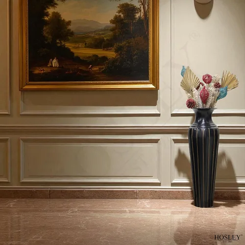 Miniatura 4 de Hosley Jarrón de piso de metal alto de 26 pulgadas, regalo ideal para arreglos florales, decoración moderna del hogar para comedor, sala de estar