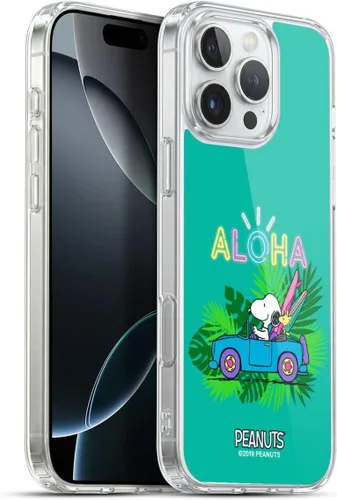 Miniatura 154 de Head Case Designs Peanuts Tropical Surf Snoopy Aloha Disco Gel Funda con licencia oficial [protección de grado militar] compatible con Apple iPhone