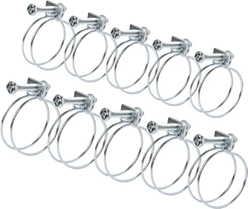 Miniatura 10 de POWERTEC 70101 Paquete de 5 abrazaderas para manguera, de alambre.