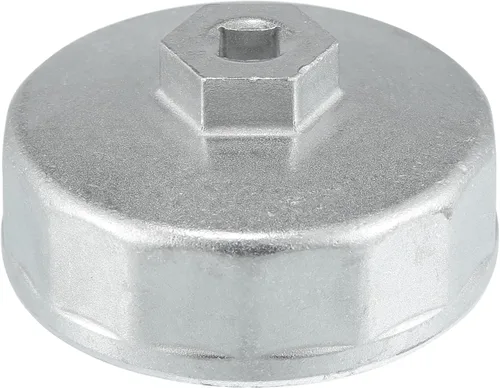 X AUTOHAUX Llave de filtro de aceite de coche de 2.913 in 14 flautas Llave de filtro de aceite Llave de enchufe de la cubierta de la tapa de la