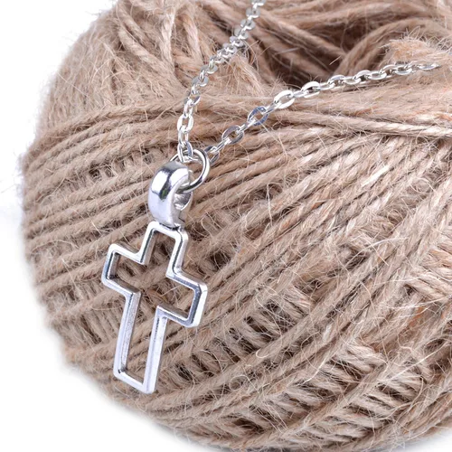Miniatura 5 de Mixed Crosses Charms Pendants Jewelry Findings for Making Bracelet and Necklace Plata