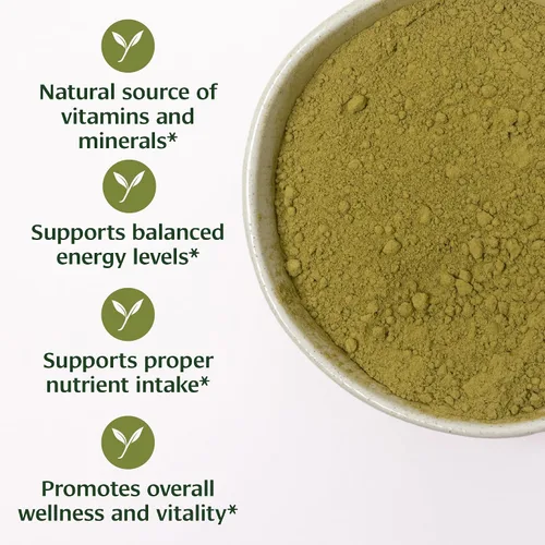 Miniatura 3 de Banyan Botanicals Moringa en polvo orgánico – Moringa Oleifera – Superalimento en polvo y fuente natural de vitaminas y minerales* – 1/2 lb – Vegano