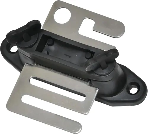 Miniatura 6 de Aislador eléctrico de puerta de tensión de extremo de valla Polytape Gancho de anclaje/esquina/estiramiento/tensor aislante con placa de conector