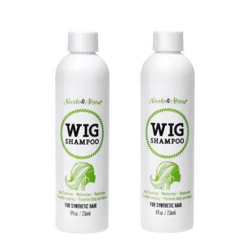 Miniatura 5 de Nicole & Alyssa - Champú de peluca para cabello sintético 8oz - Remoja y enjuague, limpieza profunda, revitaliza, hidrata, desenreda (paquete de 1)