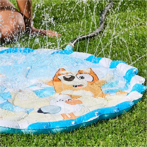 Miniatura 2 de SwimWays Bluey Splash Mat, Kids Splash Pad, juguetes al aire libre, suministros de fiesta Bluey y juguetes acuáticos para edades de 1 año en adelante