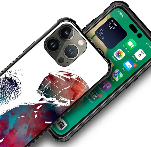 Miniatura 158 de Compatible con funda para iPhone 6 Plus/6s Plus,Bite Your Teeth Diseño de patrón asombroso, funda trasera dura de PC anti-arañazos y a prueba