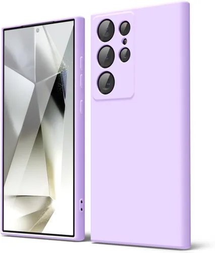 Miniatura 82 de oakxco Funda para teléfono Samsung Galaxy S21 Ultra con agarre de silicona líquida, bonita funda delgada y delgada de goma suave de TPU lisa