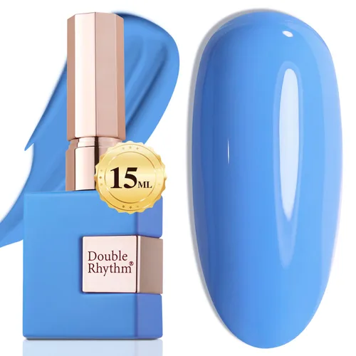Miniatura 38 de Double Rhythm 15ml de esmalte de uñas en gel, color puro, mismo color, misma botella, esmalte de uñas de remoción para arte de manicura en salón