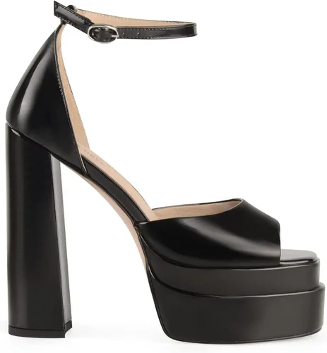 Miniatura 3 de ANN CREEK Zapatos de tacón grueso con plataforma para mujer con plantilla acolchada suave, cómodos y a la moda