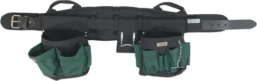 Miniatura 2 de BOULDER BAG Professional Electrician's MAX Combo con cómodo cinturón de herramientas de apoyo en la espalda, hebilla de cinturón de cuero, cinturón