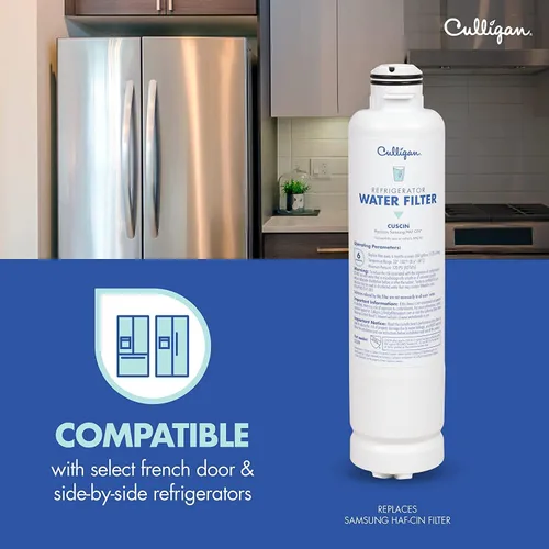 Miniatura 5 de Culligan CUSCU - Filtro de agua para refrigerador Reemplazo para filtro de agua Samsung (HAFCU1) Reemplazar cada 6 meses Paquete de 1