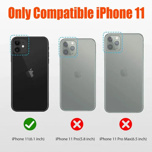 Miniatura 2 de Funda de batería para iPhone 11, funda protectora de carga portátil mejorada de 10000 mAh con carga inalámbrica compatible con iPhone 11