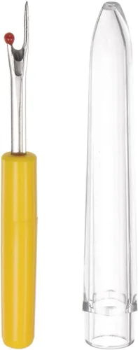 Miniatura 4 de HARFINGTON Agujas de coser de ojo grande, aguja de hilo de bordar de acero inoxidable, agujas de tejer hechas a mano, aguja de cuero, agujas