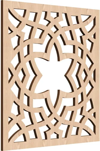 Miniatura 11 de París - Paneles de pared decorativos de madera con calado, extra pequeños, 7 3/8 pulgadas de ancho x 7 3/8 pulgadas de alto x 1/4 pulgadas de alto