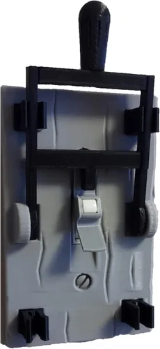 Frankenstein - Cubierta de placa para interruptor de luz para Halloween (un interruptor)