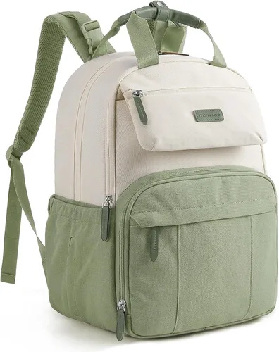 Miniatura 22 de Mommore Mochila para pañales, bolsa de pañales extra grande para 2 niños/gemelos con cambiador para viajes al aire libre, 1-negro, Grande