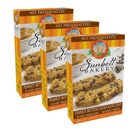 Miniatura 22 de Sunbelt Bakery Barras de granola masticables dulces y saladas de almendras, barras de 50-1.0 onzas (5 cajas)