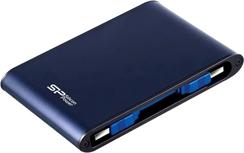 Miniatura 2 de Silicon Power - Armadura de disco duro externo portátil resistente de 2 TB A80, resistente al agua, USB 3.0 para PC, Mac, Xbox y PS4, azul