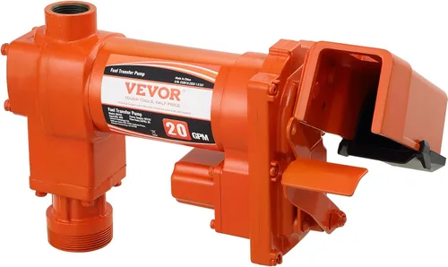 Miniatura 11 de VEVOR Bomba de transferencia de combustible, 12 V CC 20 GPM 1/4 HP, bomba extractora de gasolina con boquilla automática, manguera de descarga