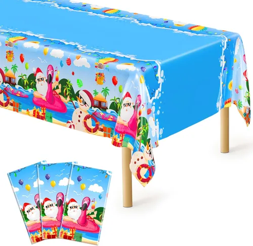 Miniatura 80 de Suministros de regreso a clases, 2 manteles de 108 x 54 pulgadas, manteles desechables coloridos para el primer día de escuela, rectangular