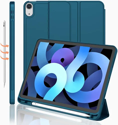 Miniatura 30 de iMieet Funda para iPad Air de 11 pulgadas M3 (2025) / M2 (2024), iPad Air de 5ª/4ª generación 2022/2020 de 10.9 pulgadas con soporte para lápices