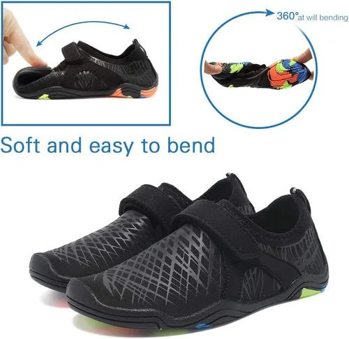Miniatura 4 de Zapatos acuáticos para niños y niñas, suela ligera y cómoda, fácil de caminar, calzado acuático y deportivo antideslizante