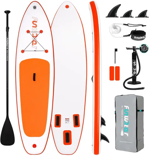 Miniatura 9 de FunWater Inflatable Ultra-Light Stand Up Paddle Board for All Skill Levels with Premium SUP Paddleboard Accessories,Non-Slip Comfort Deck for Youth