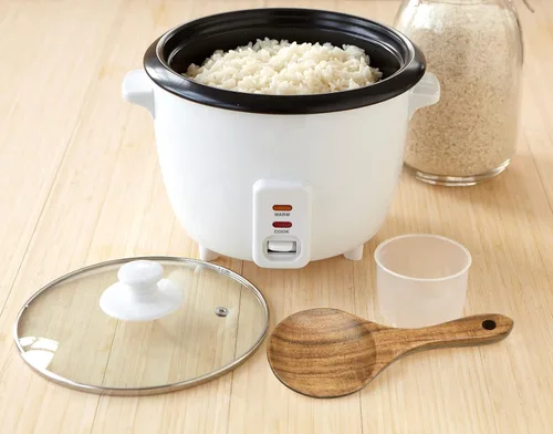Miniatura 6 de 2 palas de arroz de madera, cucharas de arroz antiadherentes, cuchara de servir, cucharas de cocina, utensilios de cocina, 7.09 pulgadas