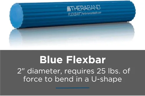 Miniatura 5 de Flexbar Barra de ejercicio azul