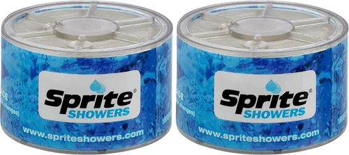 Sprite Cartucho de repuesto para filtro de ducha, paquete de 2 | Slim-Line SLC | Azul | 1 unidad por paquete