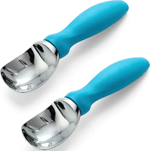 Miniatura 38 de Spring Chef - Cuchara para helado resistente con mango cómodo - Cuchara profesional para helado para gelato, sorbete, masa de galletas, melón, yogur