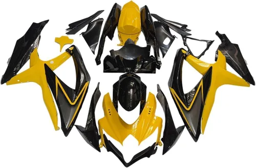 Miniatura 11 de Carenado de carrocería de plástico plateado blanco negro apto para Suzuki 2008 2009 2010 GSXR 600 750 inyección ABS nuevo Aftermarket Kit de marco