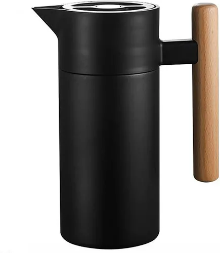 Jarra térmica de acero inoxidable de 40 onzas, frasco de vacío de doble pared, retención de calor de 12 horas, dispensador de té, agua y café de