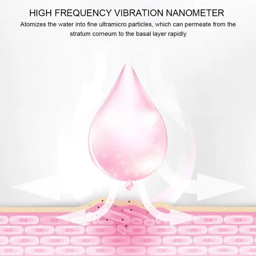 Miniatura 4 de Facial Mister Portátil Mini Cool Mist Práctico Pulverizador Profesional Atomización Humidificador Facial Vapor Facial Hidratante e Hidratante Spa