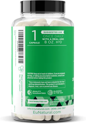 Miniatura 9 de Suplemento DIM puro de 200 mg – fatiga energética y alivio del estrés, equilibrio de estrógenos, menopausia y sofocos, apoyo hormonal para mujeres