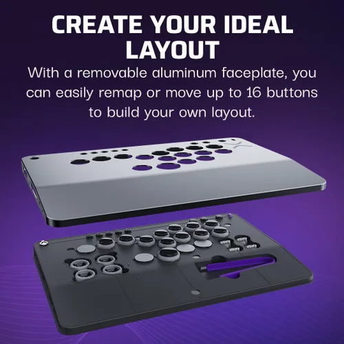 Miniatura 11 de Turtle Beach Victrix Pro KO Leverless All Button Fight Stick, Officially Licensed for Xbox Series X S, Xbox One, Windows 10/11 PC, Customizable