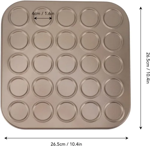 Miniatura 3 de Zerodis Molde superior para magdalenas, revestimiento antiadherente que libera fácilmente muffins, resistente a altas temperaturas, bandeja