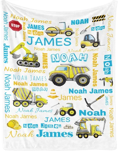 Miniatura 9 de Manta de bebé con nombre personalizado, regalos personalizados para bebés, niños, niñas y niños, mantas de franela suaves y esponjosas, cálidas