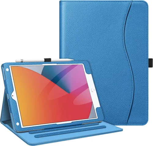 Miniatura 29 de Fintie - Funda para iPad de 9ª / 8ª / 7ª generación (2021/2020/2019) de 10.2 pulgadas - [Protección de esquinas] Funda con soporte de visualización