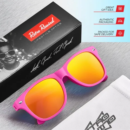 Miniatura 46 de Retro Rewind Lentes de sol para niños y niñas de 3 a 12 años, inastillables, UV400, lentes de sol para niños pequeños