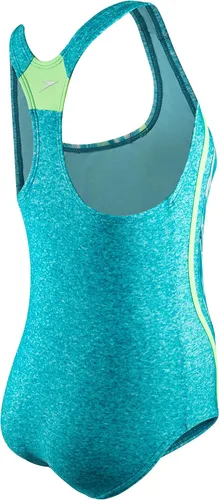Miniatura 3 de Speedo Traje de baño de una pieza para niña con tirantes gruesos y espalda cruzada estampada