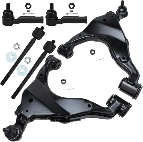 Miniatura 93 de Detroit Axle - Kit de extremo delantero para Chrysler 300 Dodge Charge Challenger 2011-2023, 2 brazos de control inferiores traseros 2 rótulas