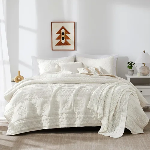 Miniatura 21 de WDCOZY Juego de ropa de cama tamaño individual de color azul claro con 1 funda de almohada, colcha ligera y suave, funda de edredón fina para todas