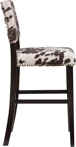 Miniatura 10 de Linon Udder Madness Corey Taburete de Bar, 48,3 cm de ancho x 56,5 cm de profundidad x 98,4 cm de altura, Mancha Manhattan
