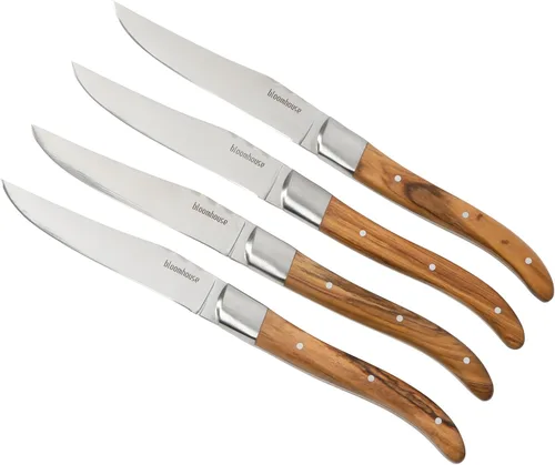 Miniatura 19 de Bloomhouse - Dos veces Oprah's Favorite Things Ganador - Cuchillo de cocina de 5 pulgadas con hoja de acero inoxidable alemán con mango de madera