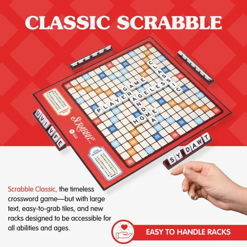 Miniatura 7 de Juegos de palabras Joy for All para personas mayores - Scrabble clásico y bingo - Fáciles de leer y agarrar - Juegos de mesa para adultos mayores